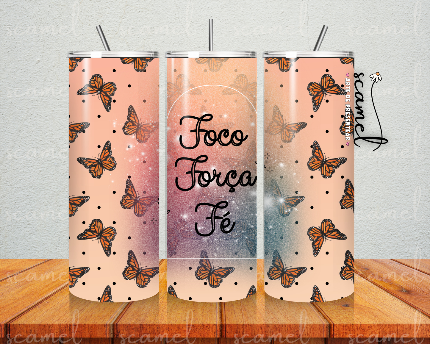 Foco, Força e Fé - Borboletas