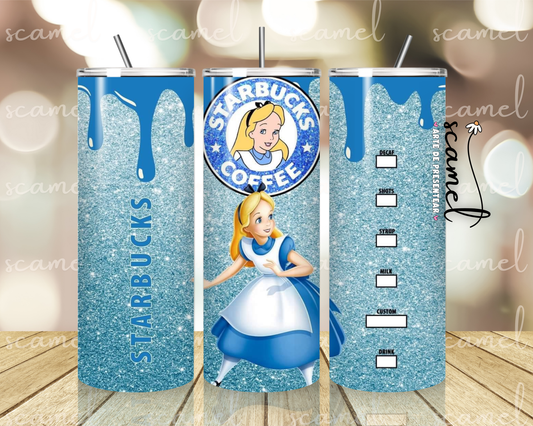 Alice País das Maravilhas Starbucks