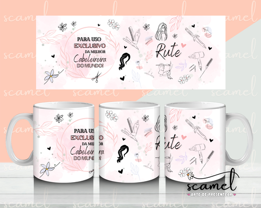 Caneca Cabeleira