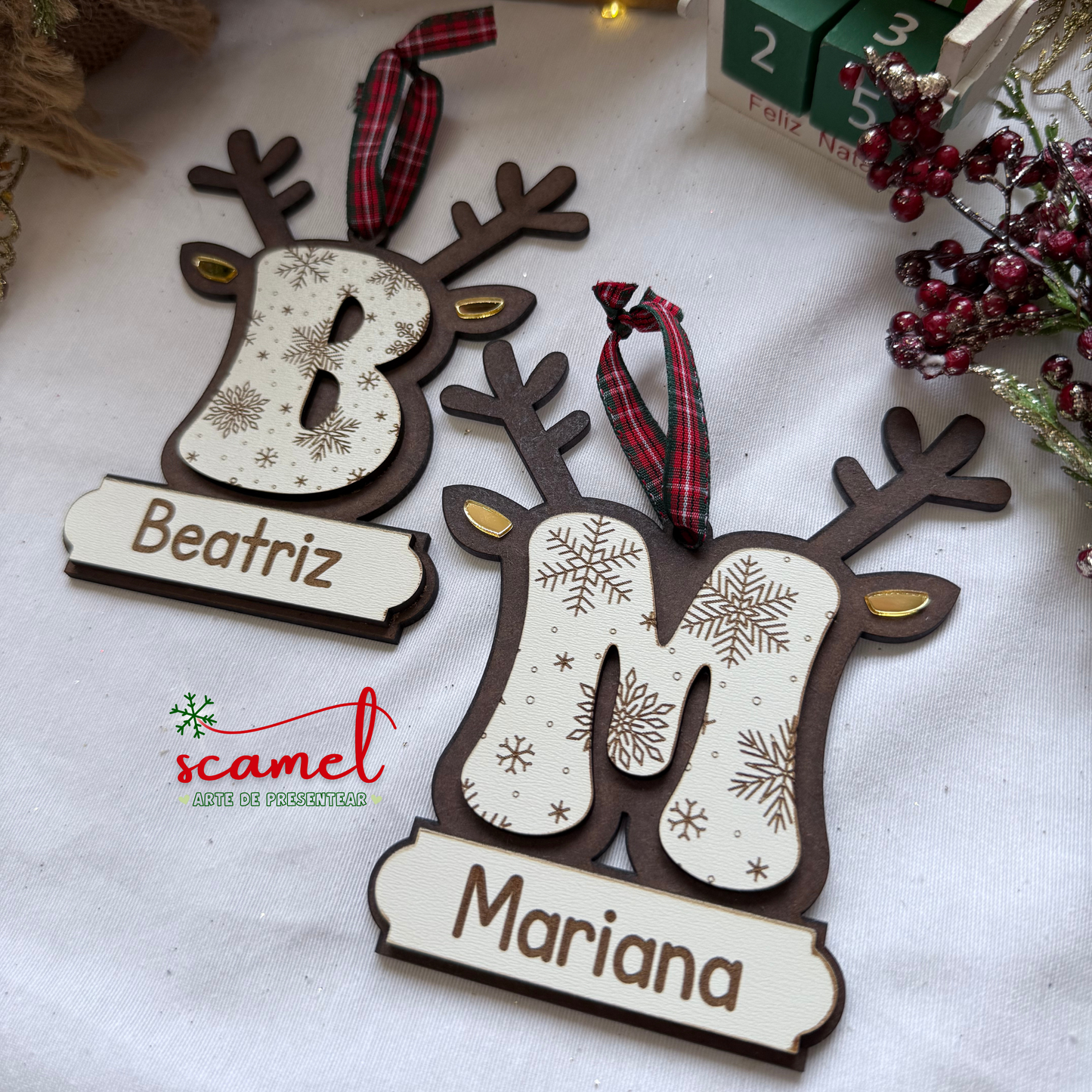 Rena Alfabeto Versão Floco de Neve