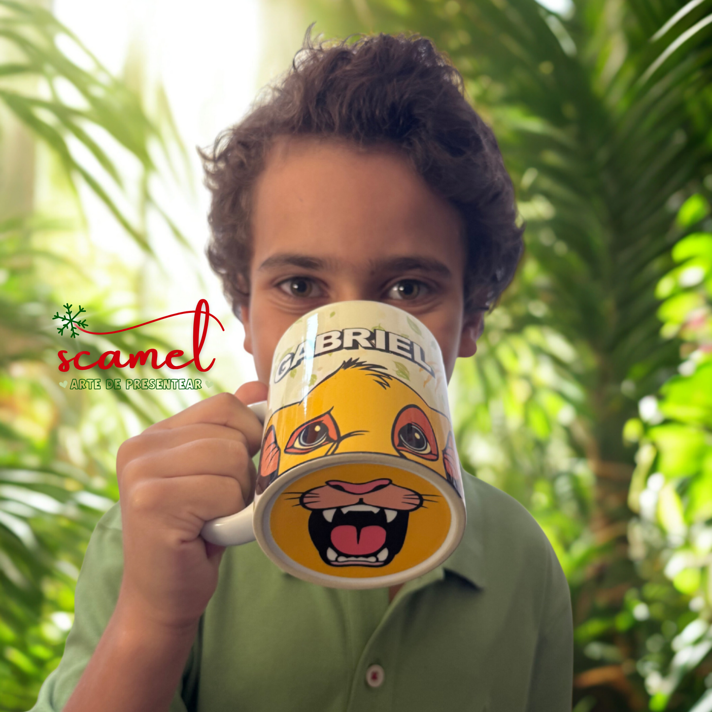 Caneca Rei Leão com Boca